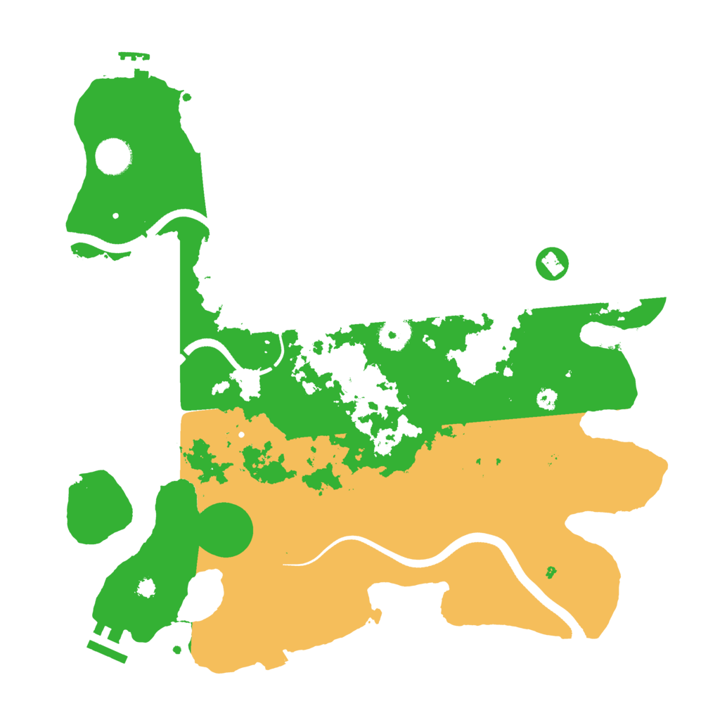 Biome Rust Map: Procedural Map, Size: 3500, Seed: 2071449960