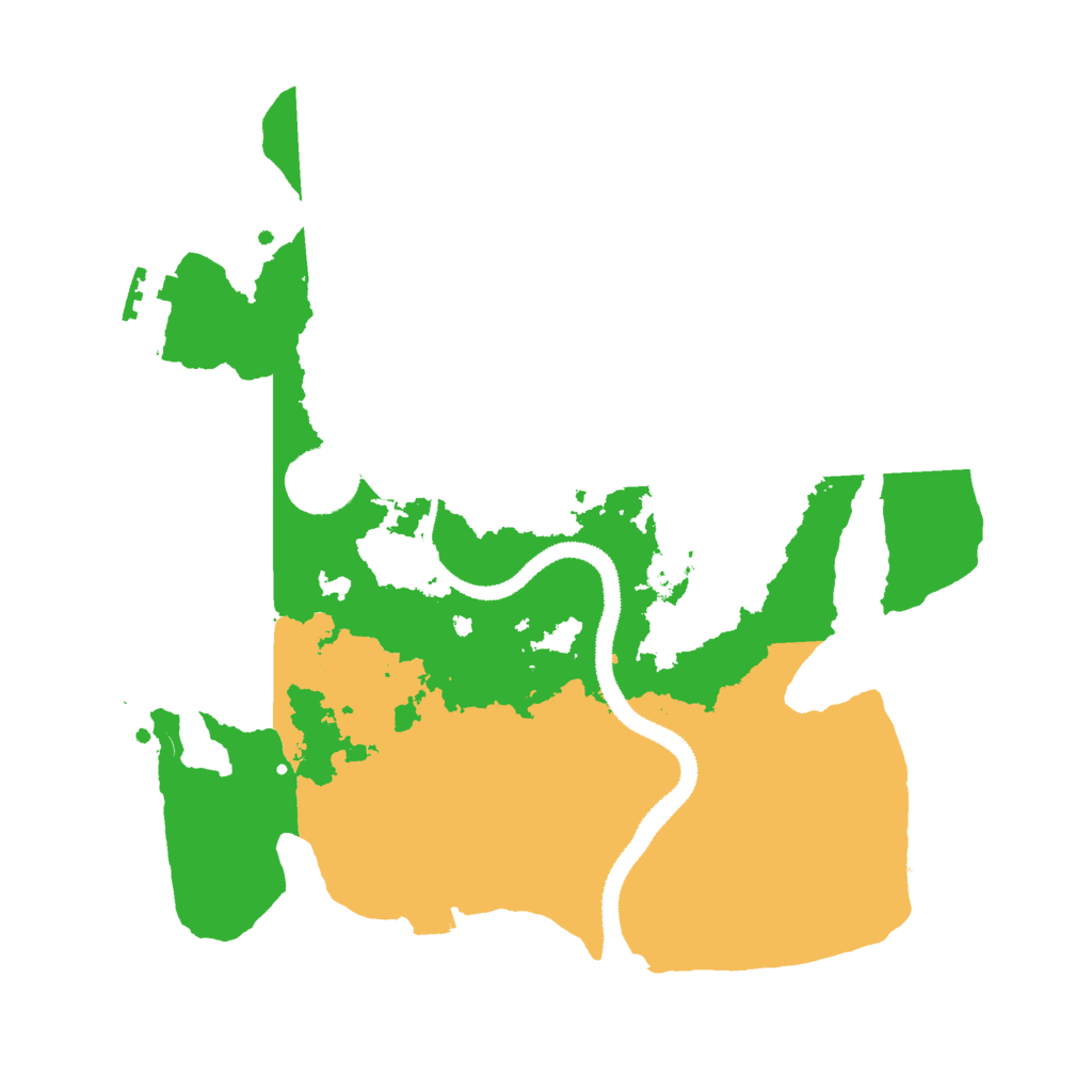 Biome Rust Map: Procedural Map, Size: 3000, Seed: 1367085