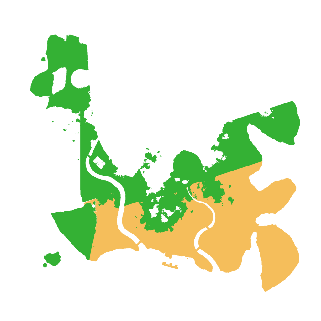 Biome Rust Map: Procedural Map, Size: 3000, Seed: 511086688
