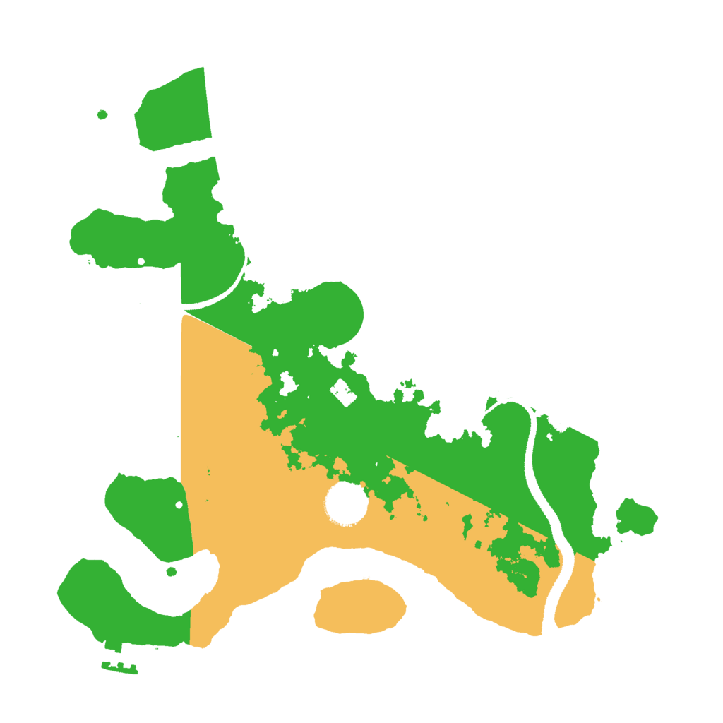 Biome Rust Map: Procedural Map, Size: 3000, Seed: 79372855
