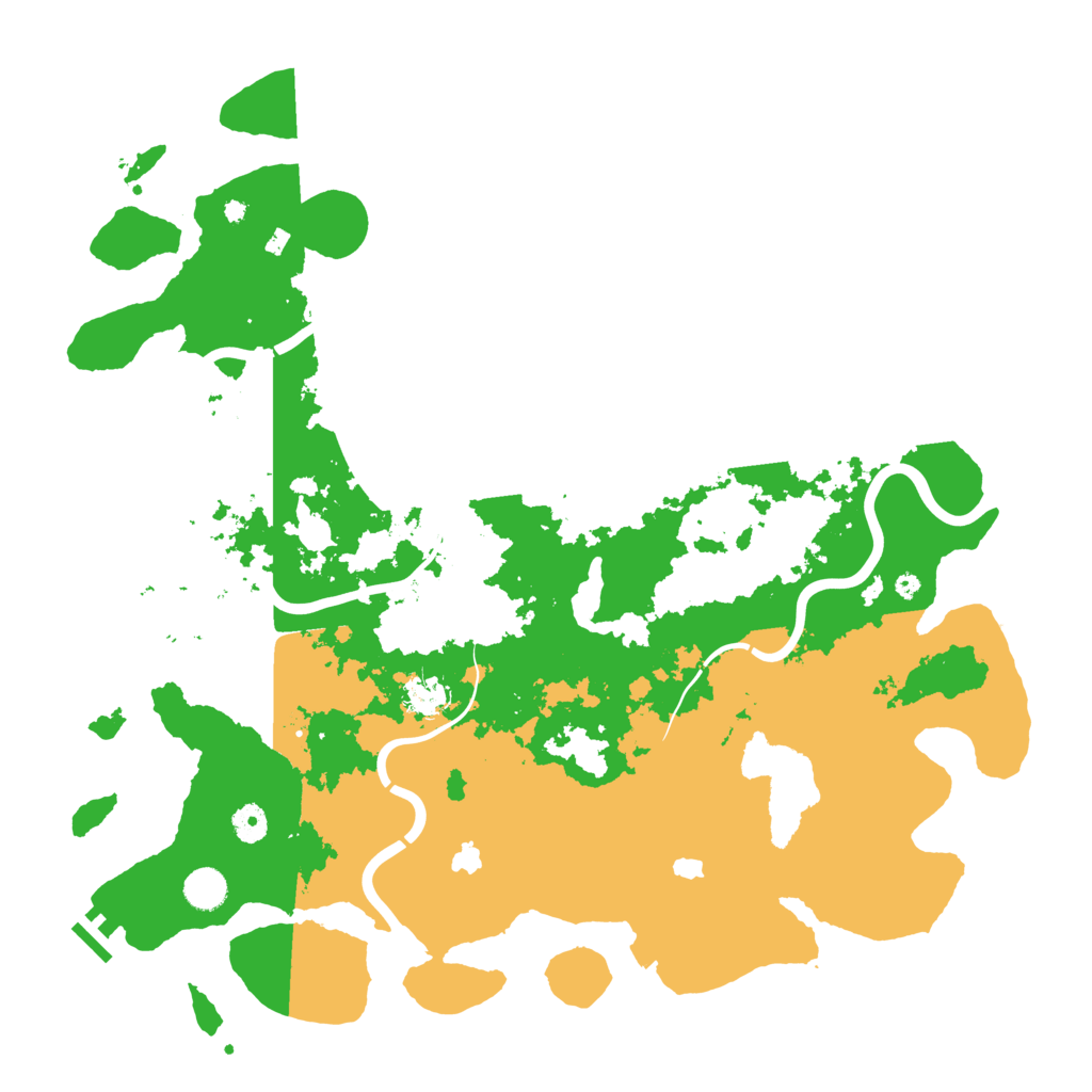Biome Rust Map: Procedural Map, Size: 4500, Seed: 35857919
