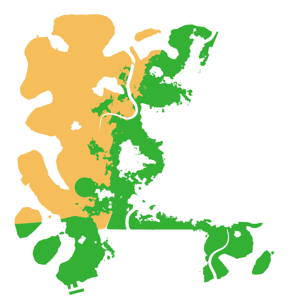 Biome Rust Map: Procedural Map, Size: 4096, Seed: 1467729172