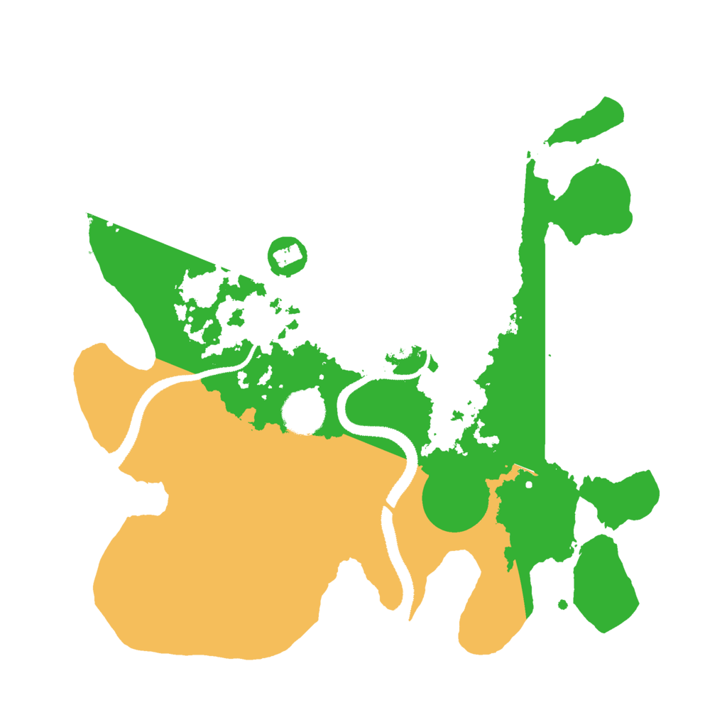 Biome Rust Map: Procedural Map, Size: 3000, Seed: 566189