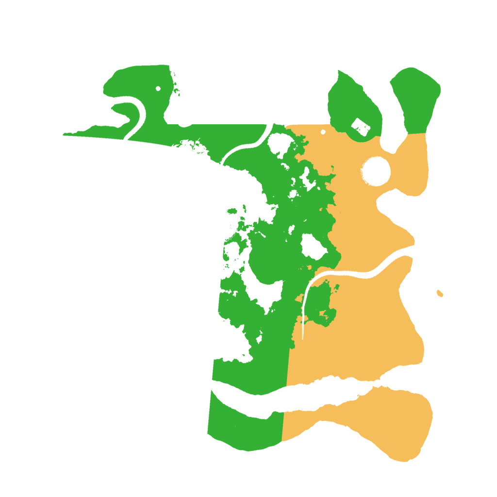 Biome Rust Map: Procedural Map, Size: 3000, Seed: 8354768