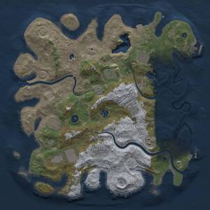 Thumbnail Rust Map: Procedural Map, Size: 4000, Seed: 1504584810, 15 Monuments