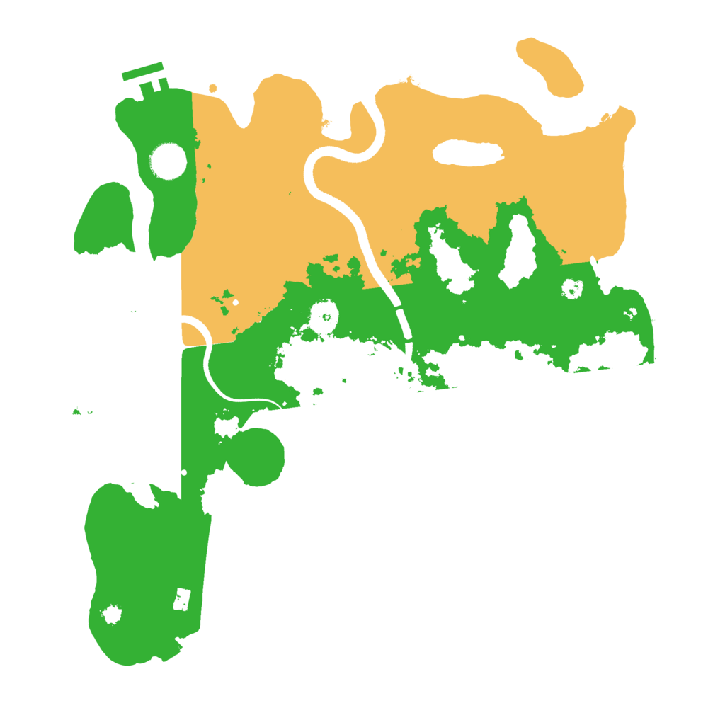 Biome Rust Map: Procedural Map, Size: 3500, Seed: 1243643676