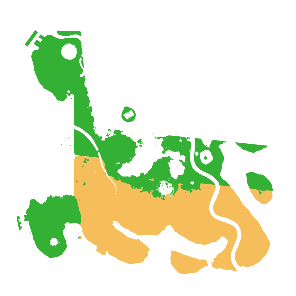 Biome Rust Map: Procedural Map, Size: 3333, Seed: 468