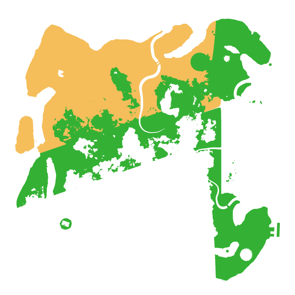 Biome Rust Map: Procedural Map, Size: 4250, Seed: 1331314105
