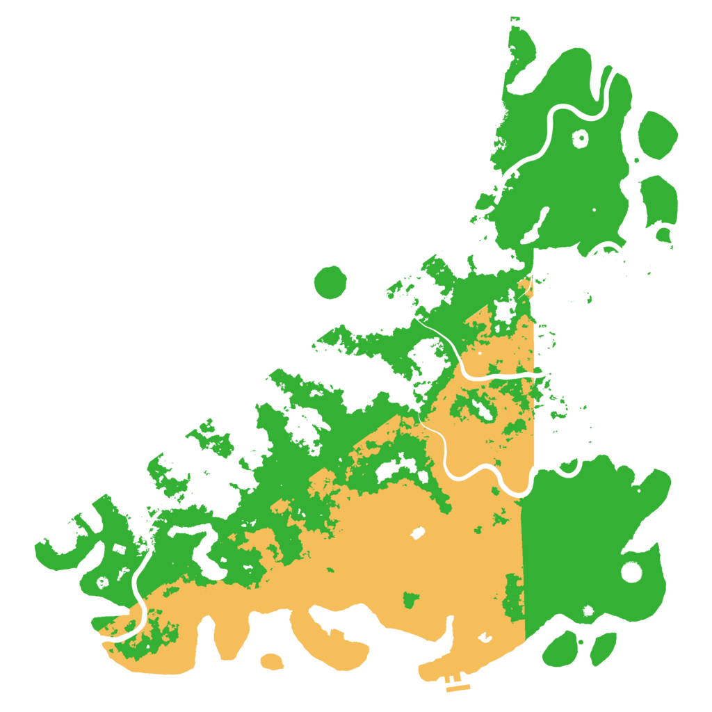 Biome Rust Map: Procedural Map, Size: 6000, Seed: 595780780