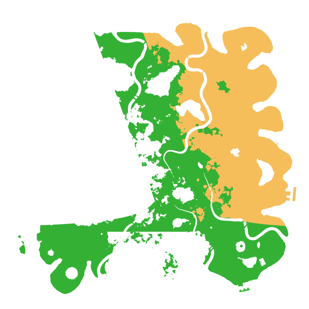 Biome Rust Map: Procedural Map, Size: 4500, Seed: 679805672