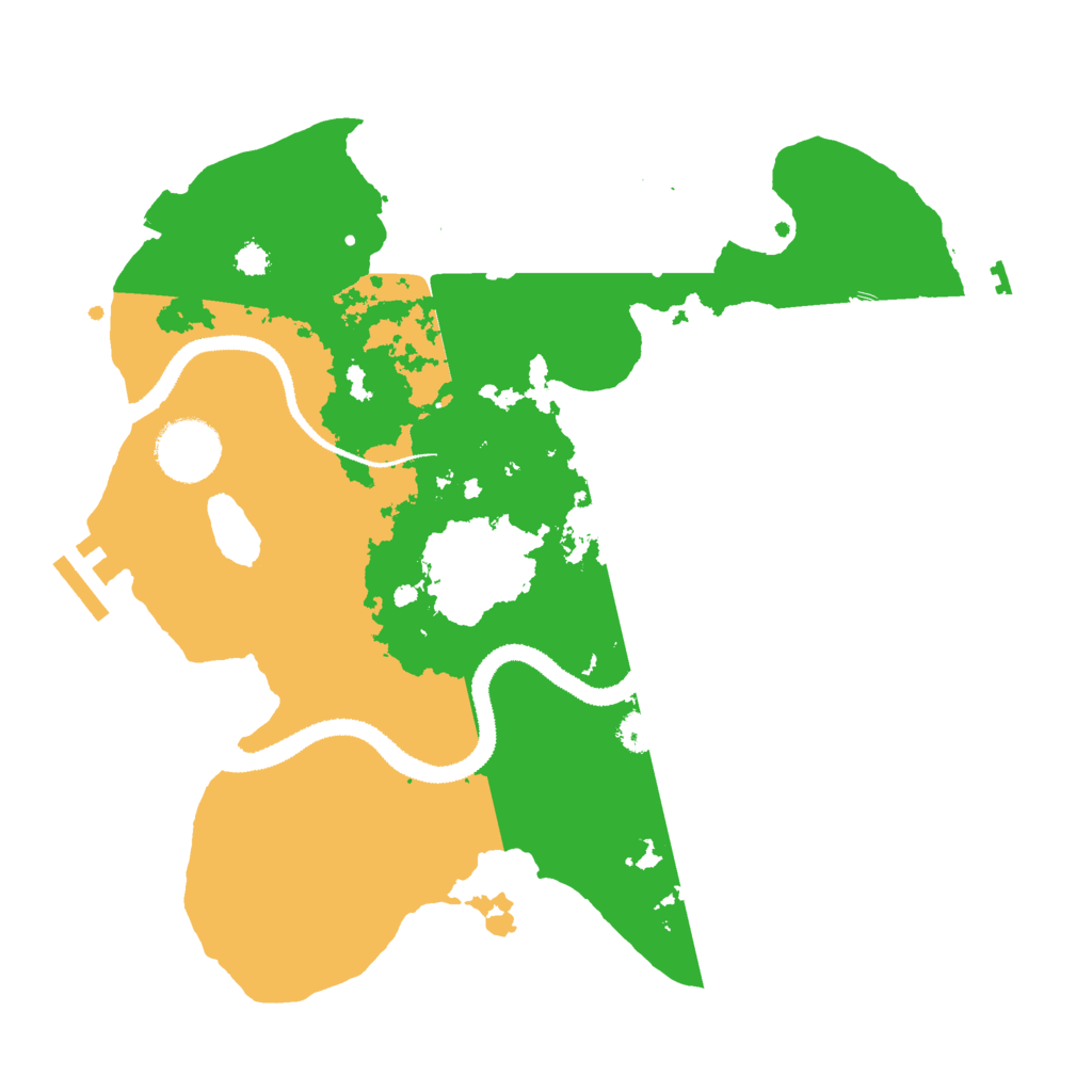 Biome Rust Map: Procedural Map, Size: 3000, Seed: 23584