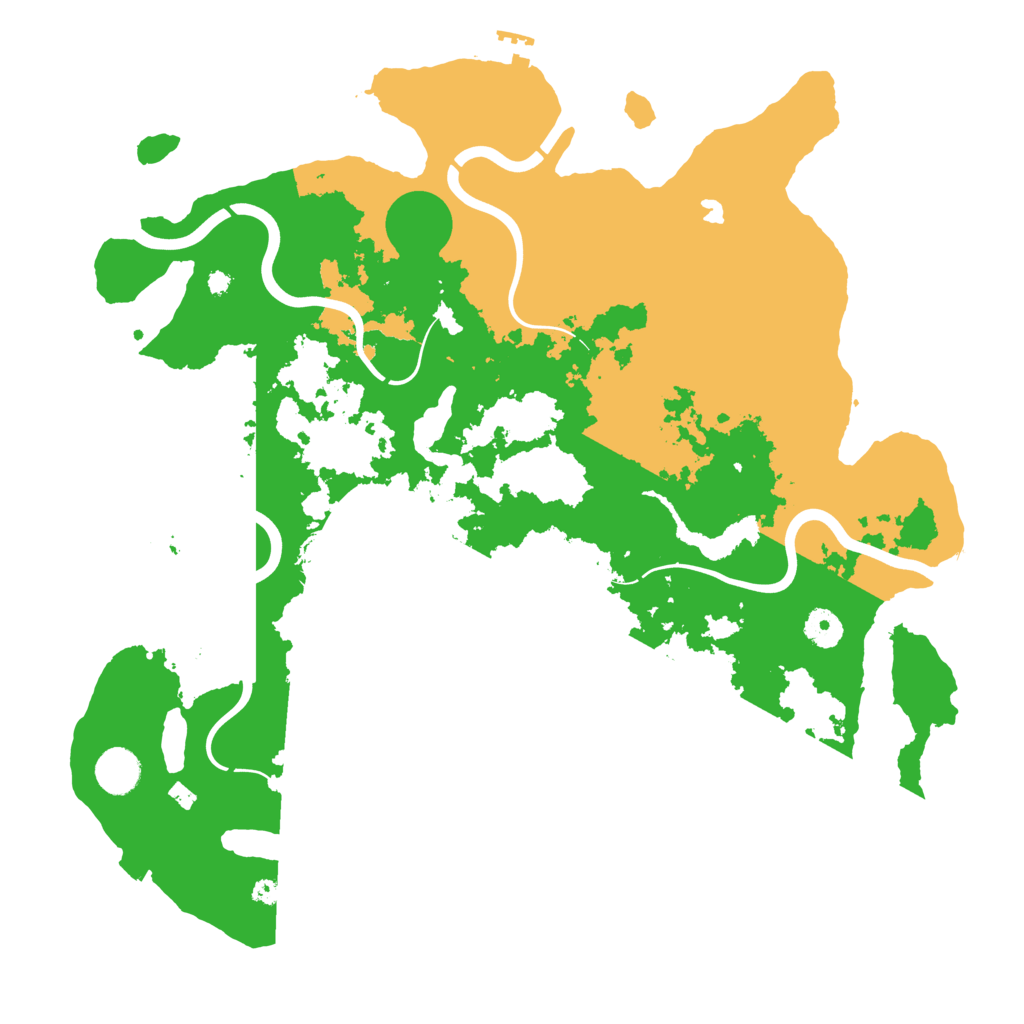 Biome Rust Map: Procedural Map, Size: 4050, Seed: 77506015