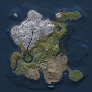 Thumbnail Rust Map: Procedural Map, Size: 2700, Seed: 1773921695, 10 Monuments