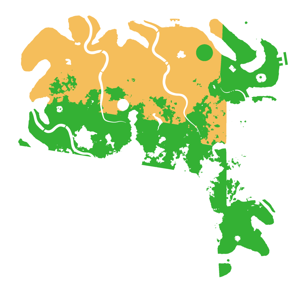 Biome Rust Map: Procedural Map, Size: 4750, Seed: 633819067