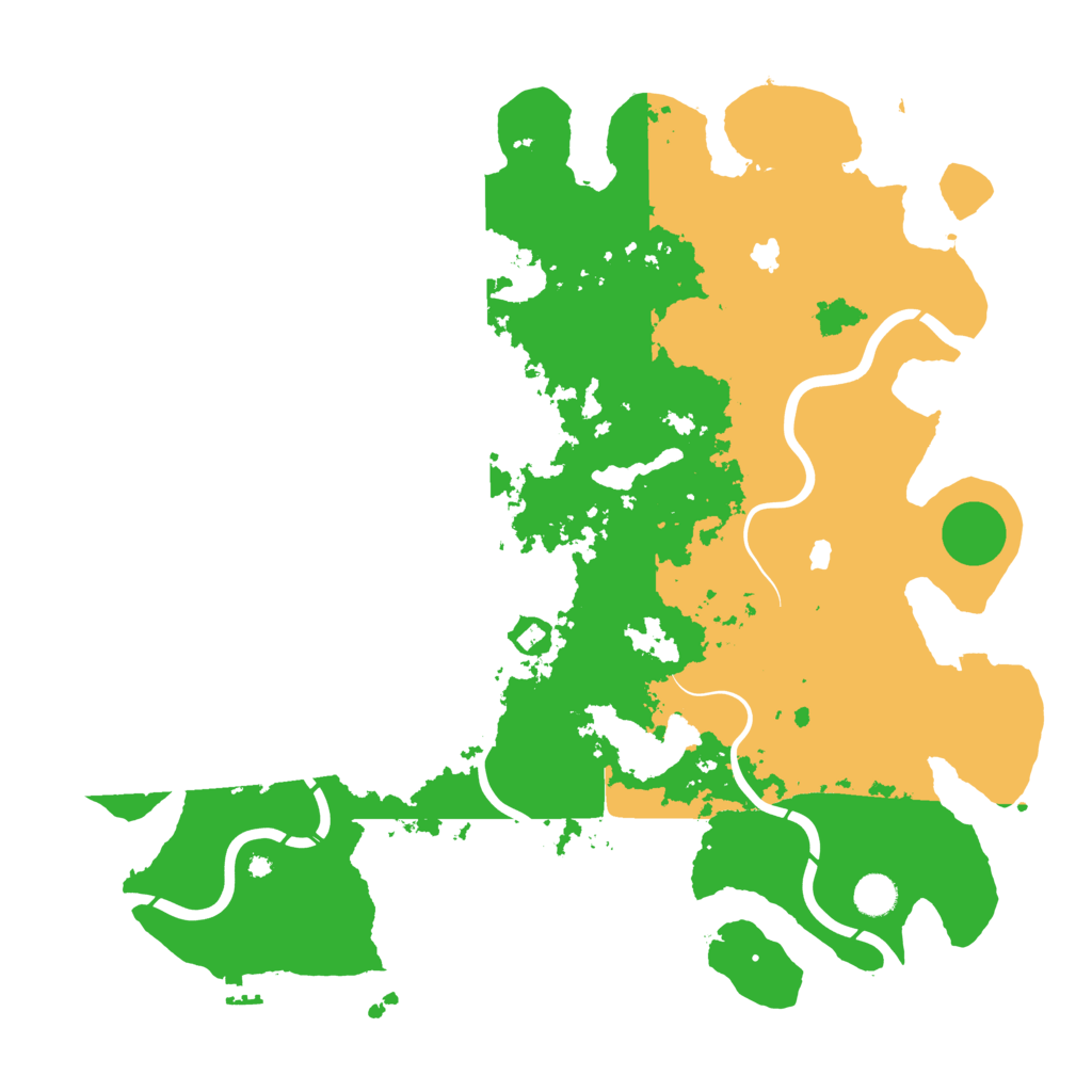 Biome Rust Map: Procedural Map, Size: 4500, Seed: 931346531