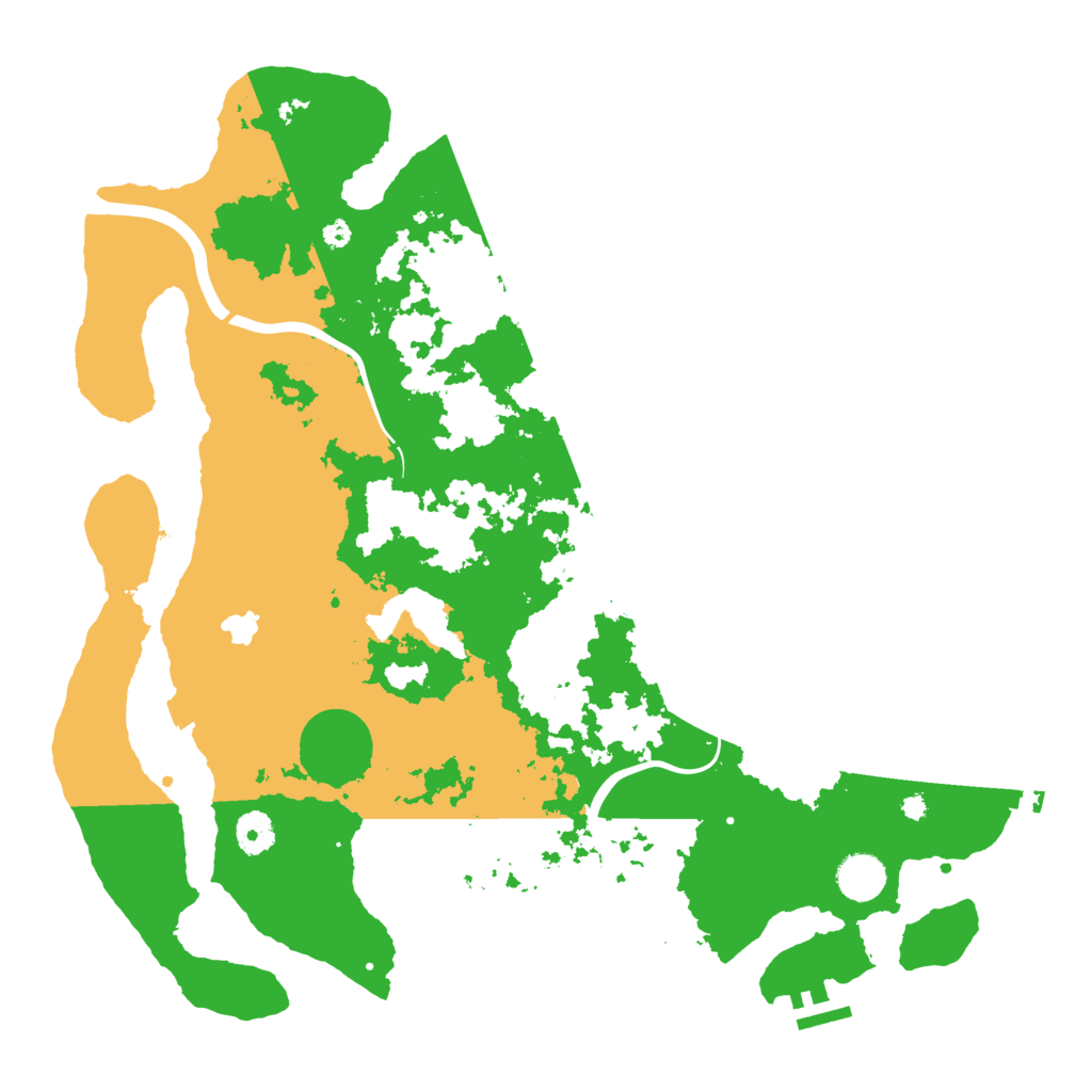 Biome Rust Map: Procedural Map, Size: 4000, Seed: 12757