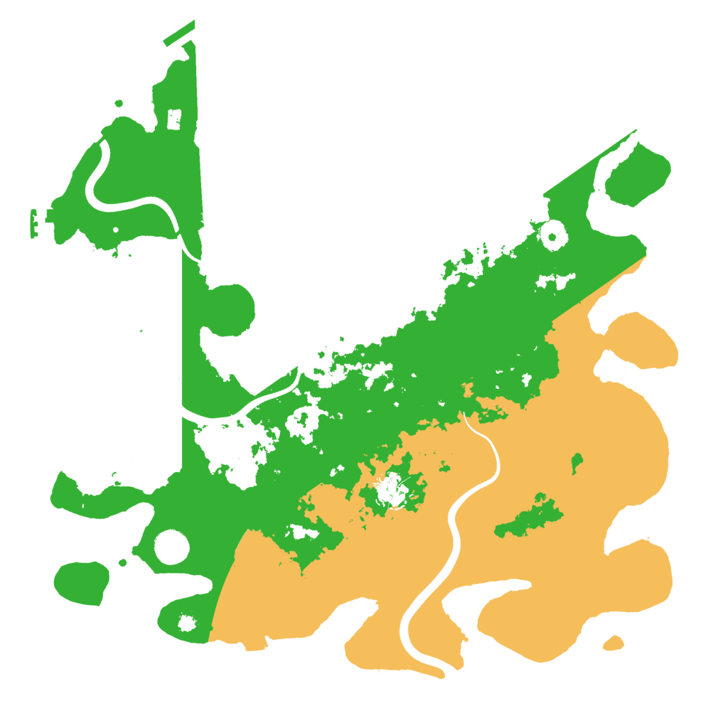 Biome Rust Map: Procedural Map, Size: 3800, Seed: 791077625