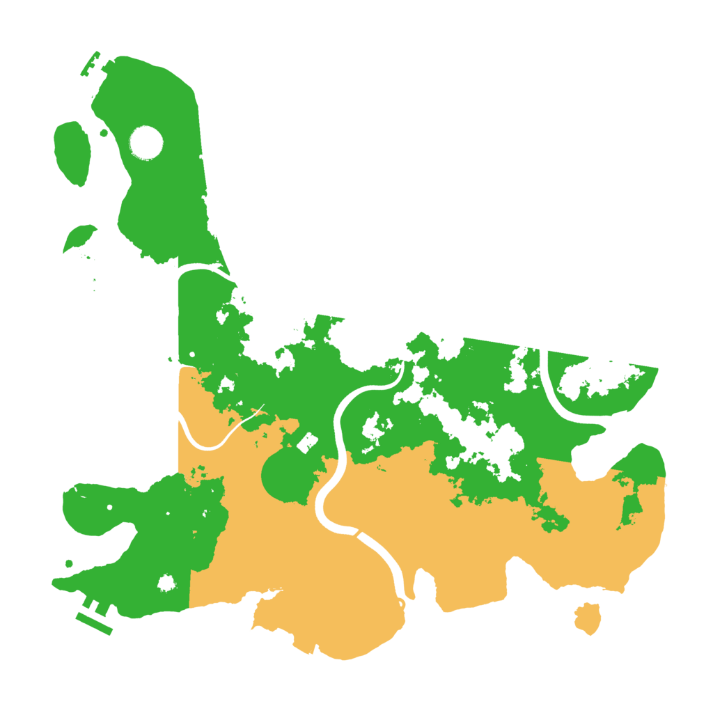 Biome Rust Map: Procedural Map, Size: 3750, Seed: 1178961528