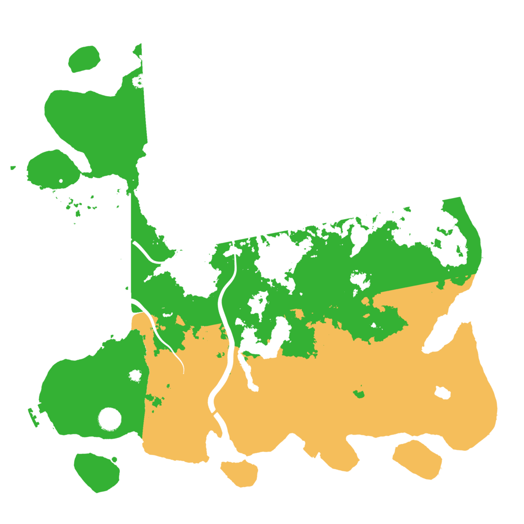 Biome Rust Map: Procedural Map, Size: 4000, Seed: 1237491