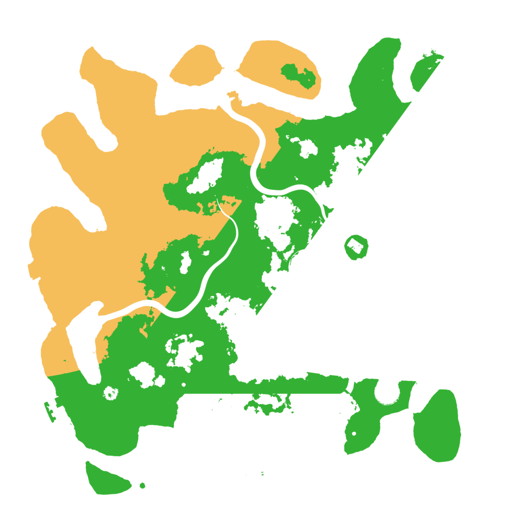 Biome Rust Map: Procedural Map, Size: 3750, Seed: 1245