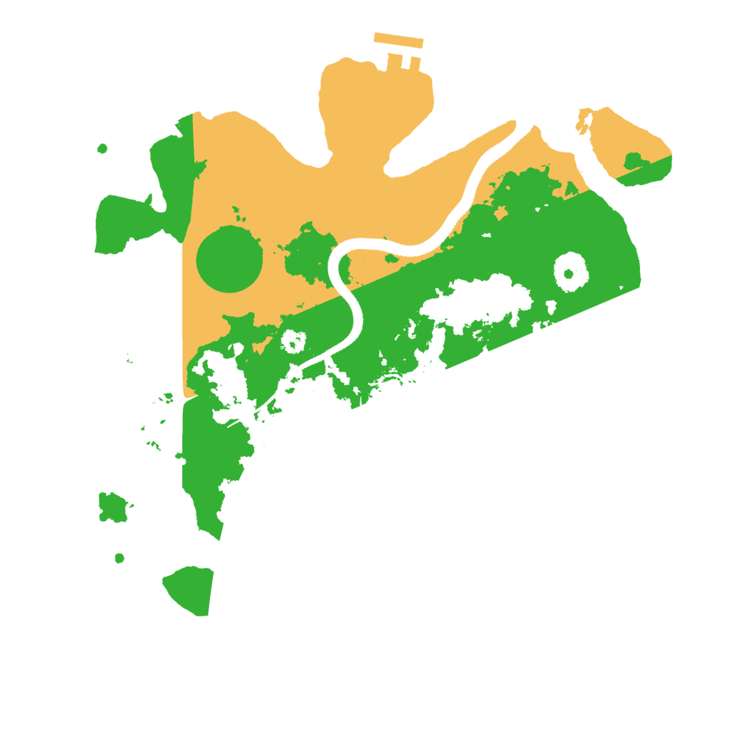 Biome Rust Map: Procedural Map, Size: 3000, Seed: 565712