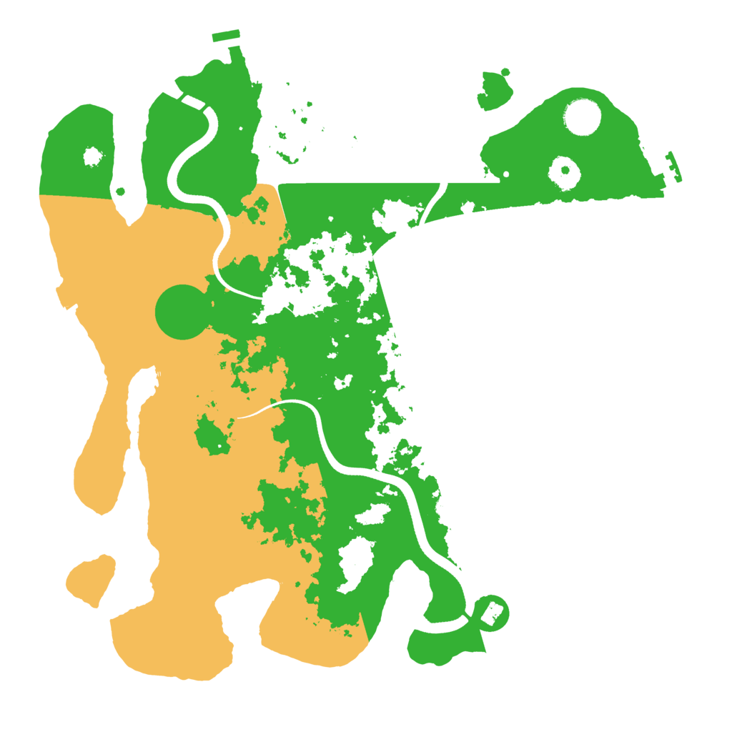 Biome Rust Map: Procedural Map, Size: 3500, Seed: 2099721161