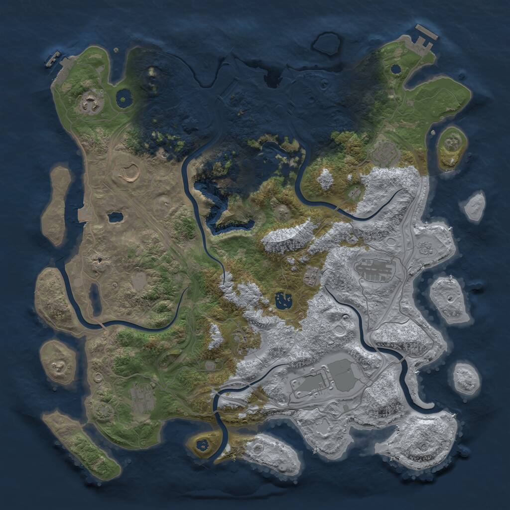 Rust Map: Procedural Map, Size: 4250, Seed: 19032026, 15 Monuments