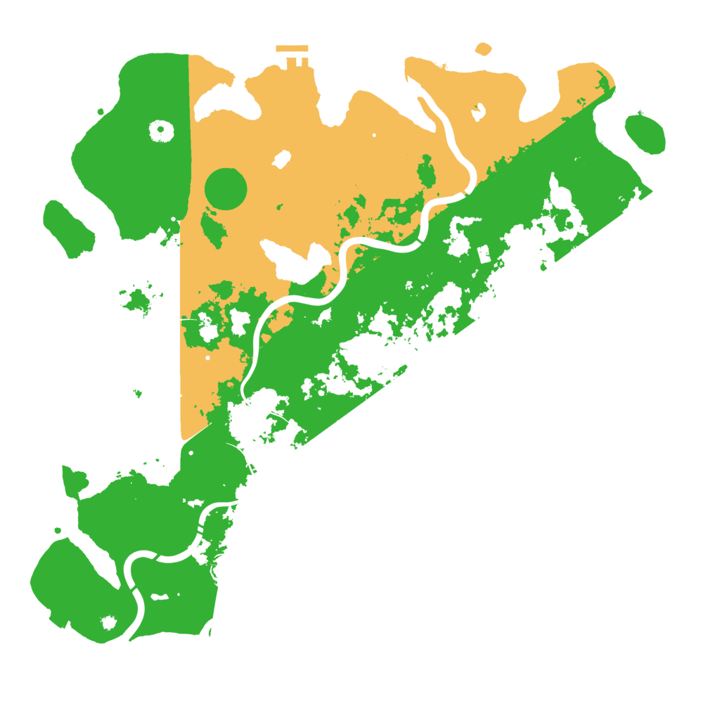 Biome Rust Map: Procedural Map, Size: 4500, Seed: 357464113