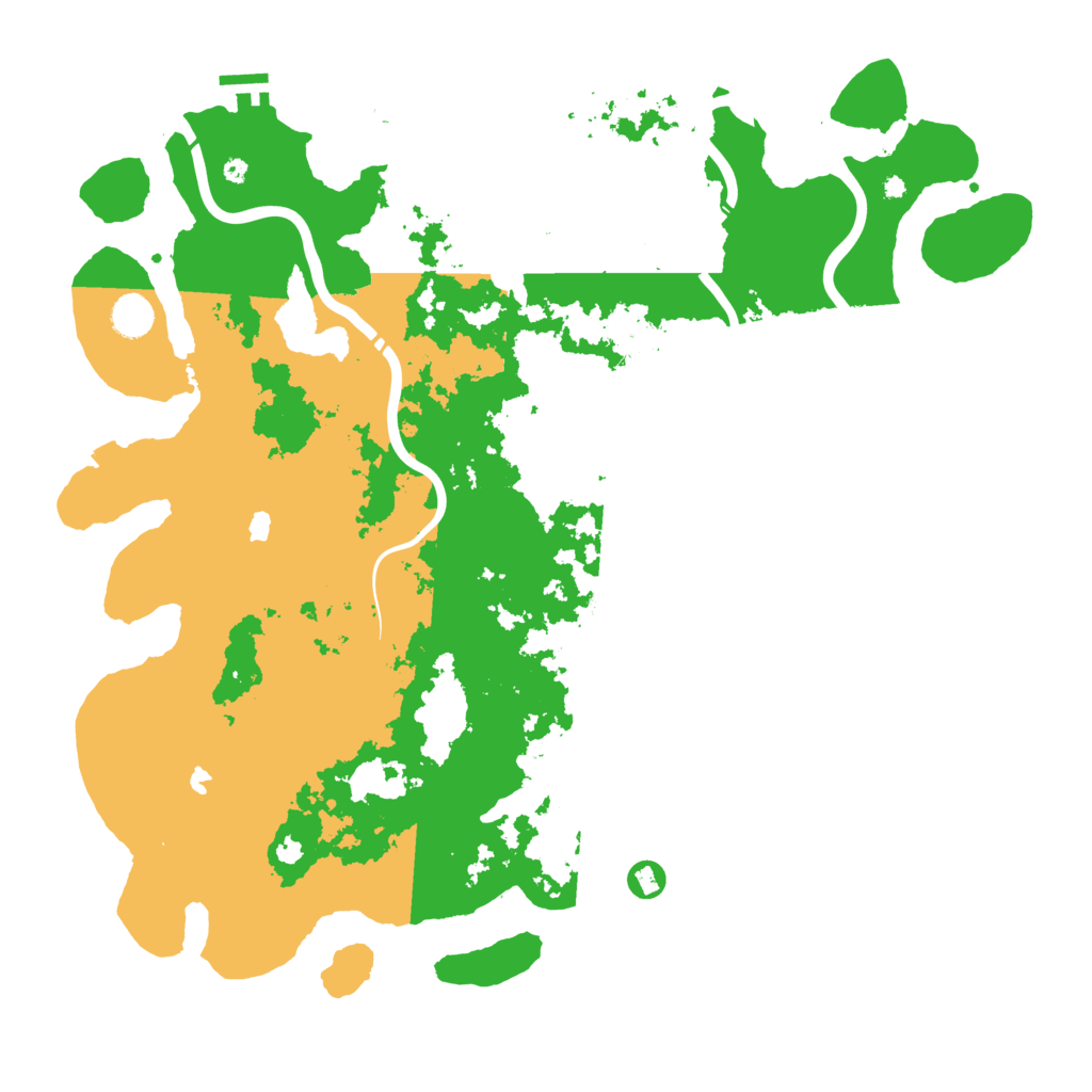Biome Rust Map: Procedural Map, Size: 4500, Seed: 58941