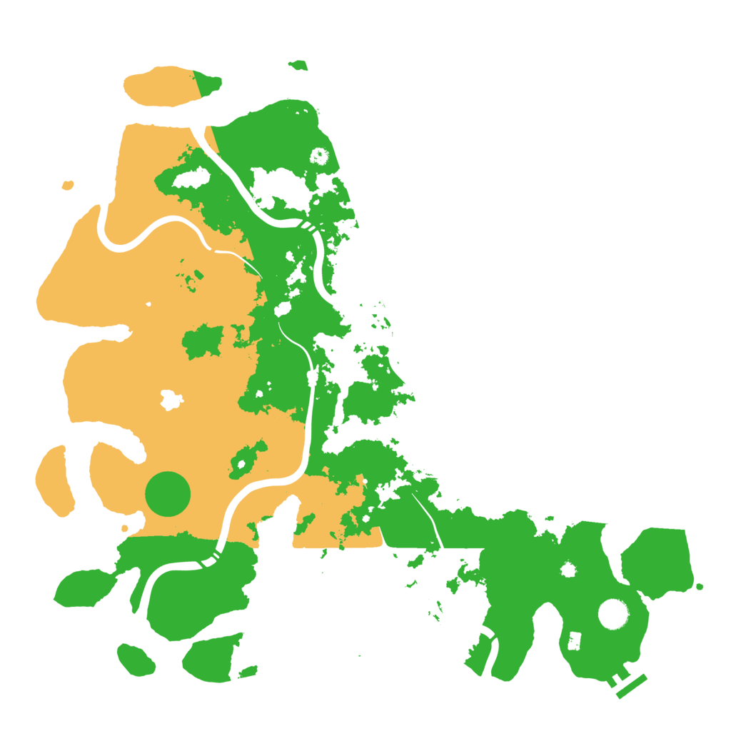 Biome Rust Map: Procedural Map, Size: 4250, Seed: 644617393