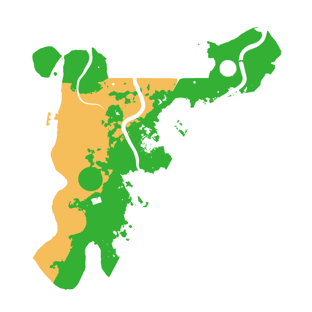 Biome Rust Map: Procedural Map, Size: 3500, Seed: 1796114599