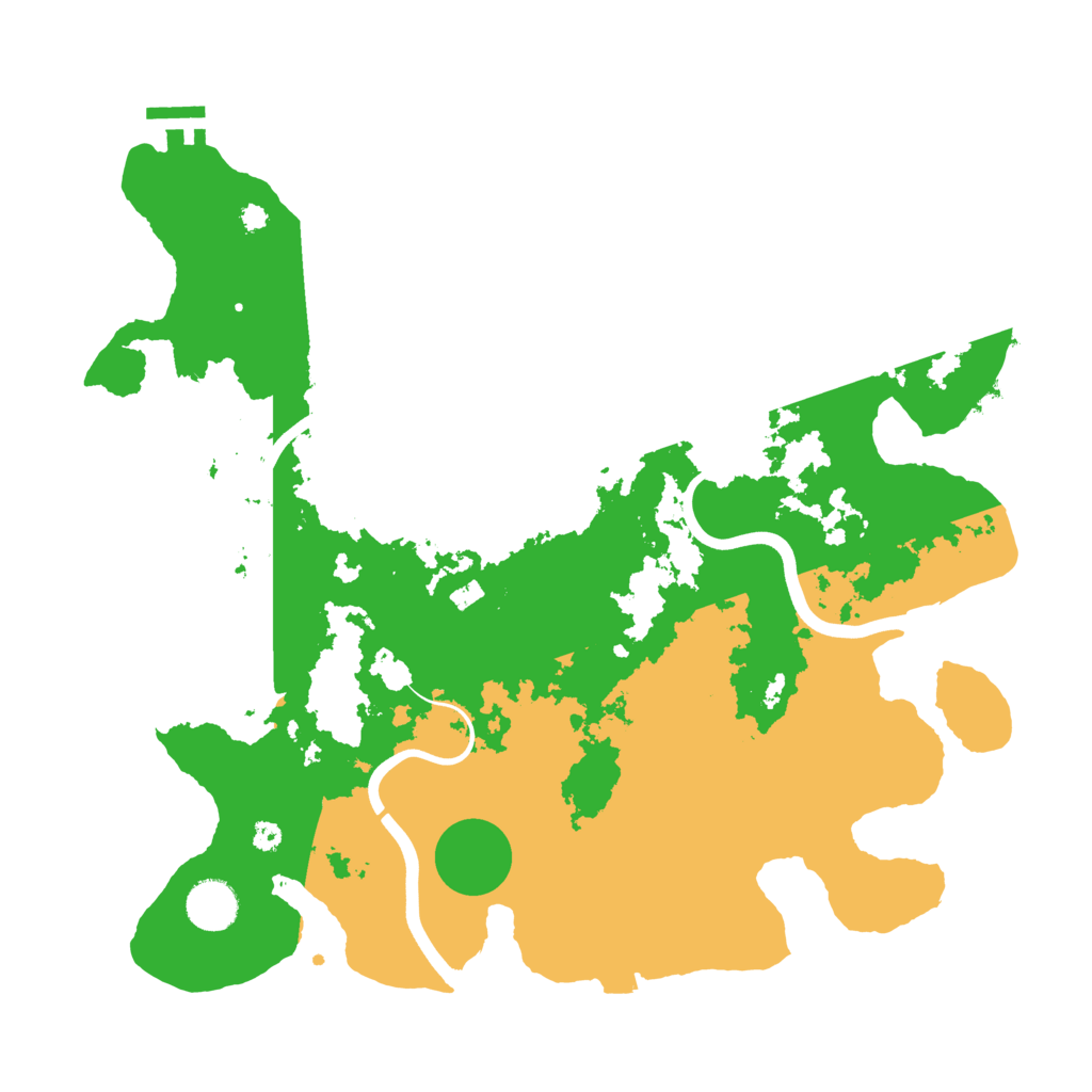 Biome Rust Map: Procedural Map, Size: 3750, Seed: 156044664