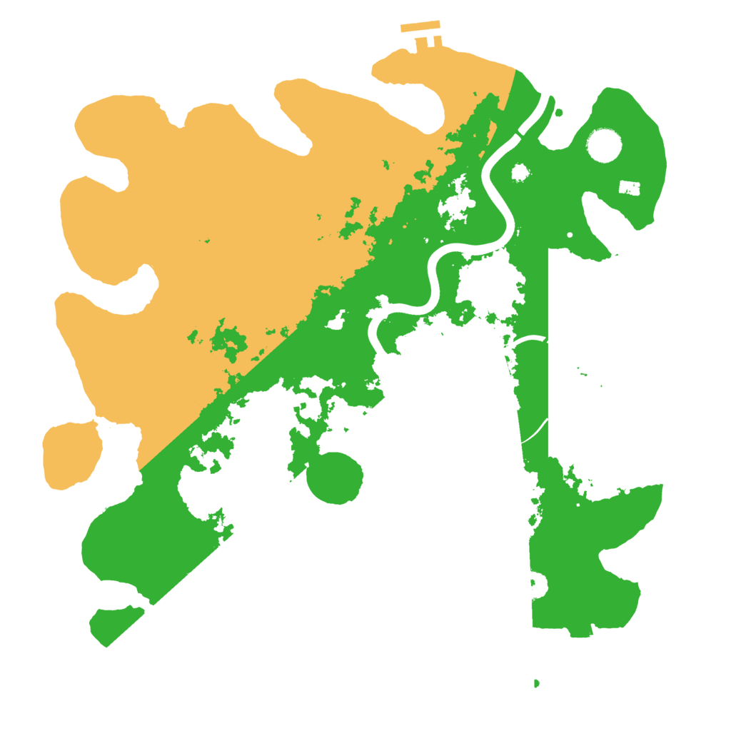 Biome Rust Map: Procedural Map, Size: 3750, Seed: 316408532