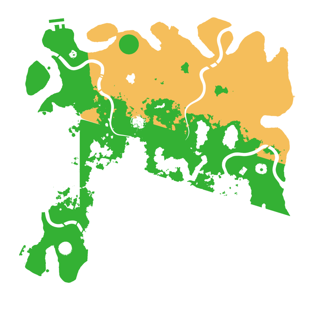 Biome Rust Map: Procedural Map, Size: 4250, Seed: 637680170