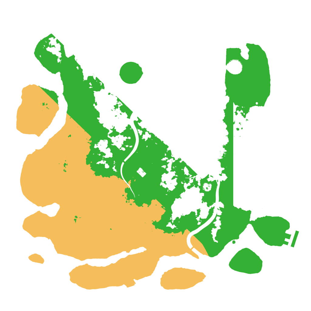 Biome Rust Map: Procedural Map, Size: 3750, Seed: 1729909780