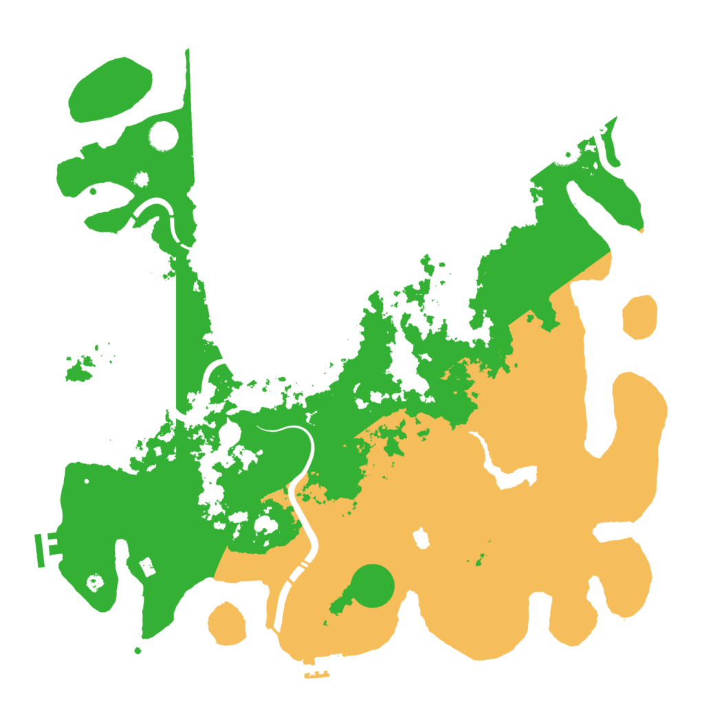 Biome Rust Map: Procedural Map, Size: 4250, Seed: 366965041