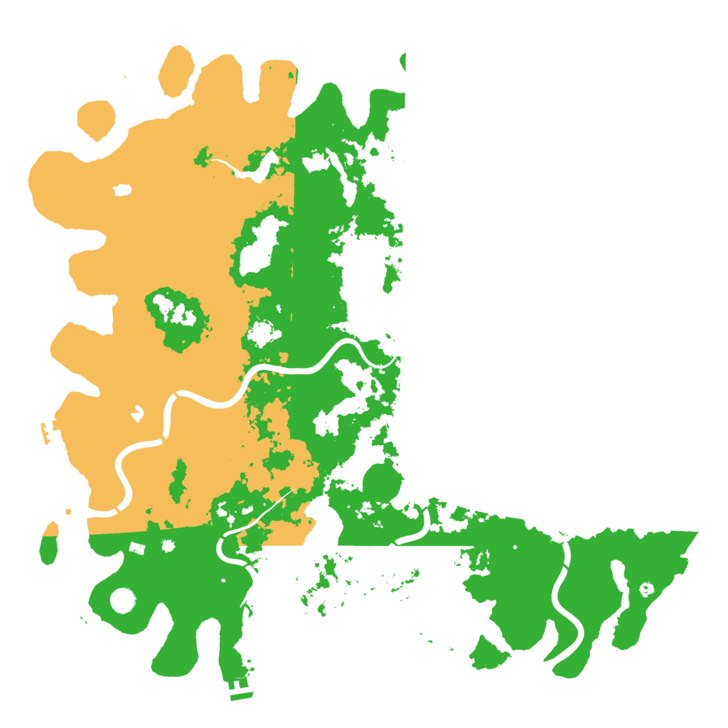 Biome Rust Map: Procedural Map, Size: 5050, Seed: 37521