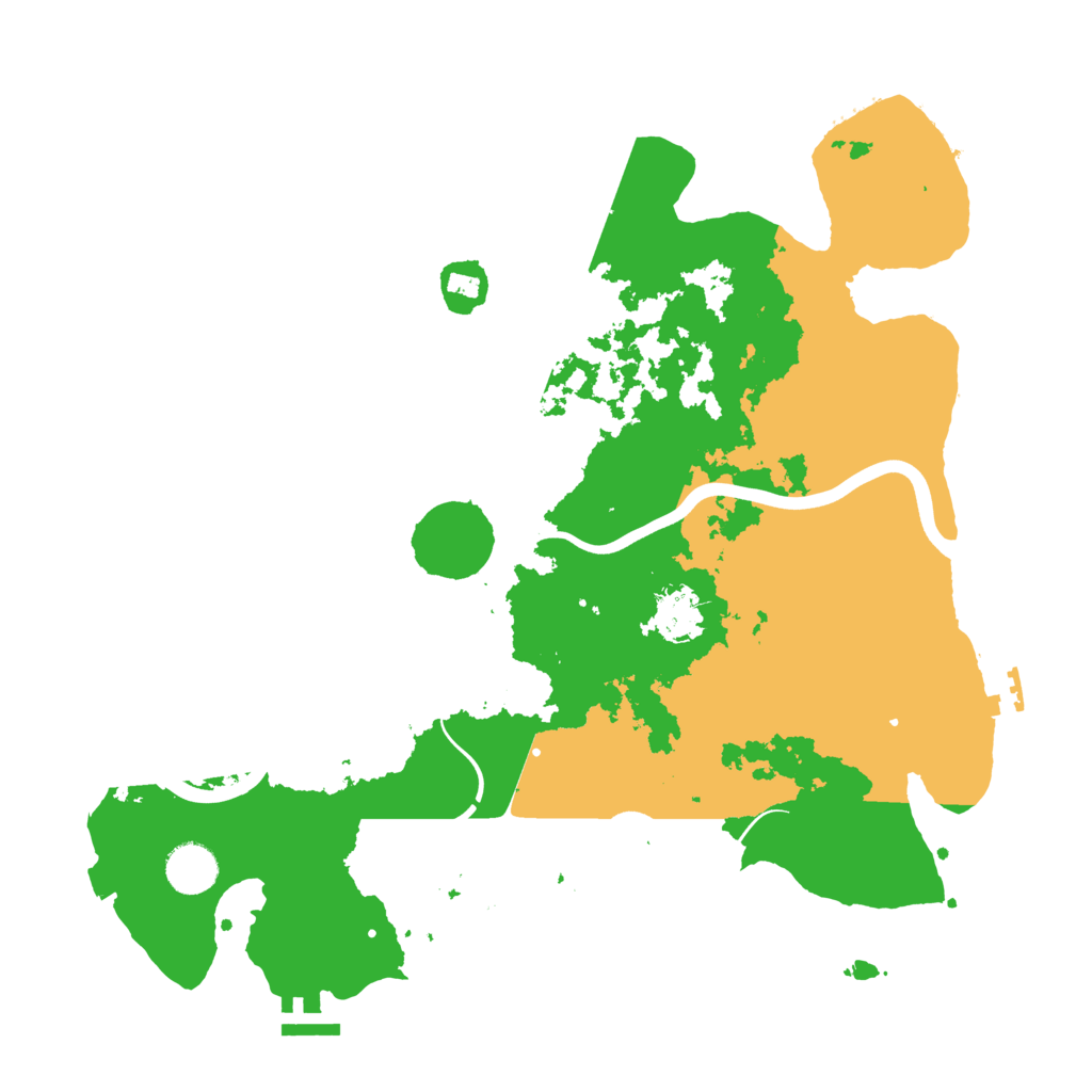 Biome Rust Map: Procedural Map, Size: 3750, Seed: 120042375