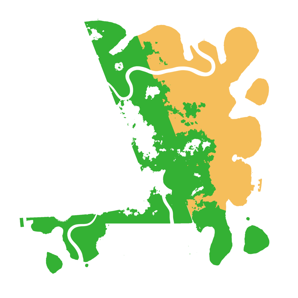 Biome Rust Map: Procedural Map, Size: 3500, Seed: 594231794