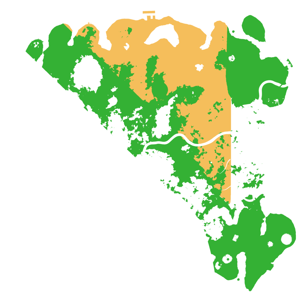 Biome Rust Map: Procedural Map, Size: 5050, Seed: 75211