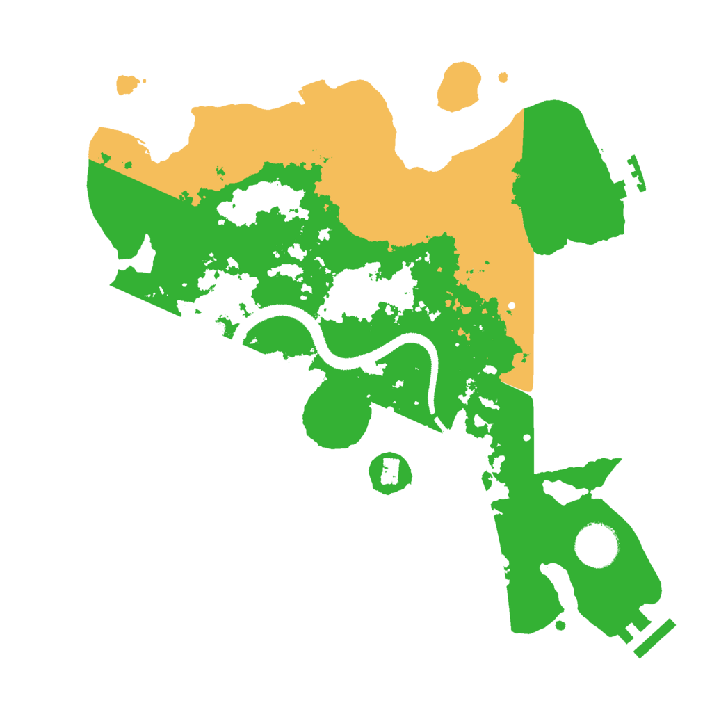 Biome Rust Map: Procedural Map, Size: 2900, Seed: 500