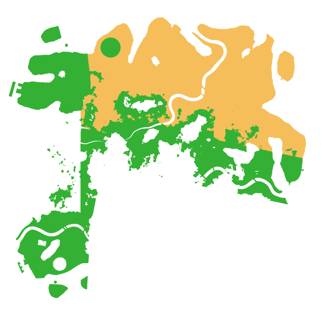 Biome Rust Map: Procedural Map, Size: 4250, Seed: 1223693712