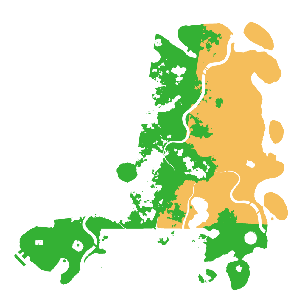 Biome Rust Map: Procedural Map, Size: 4250, Seed: 414632975