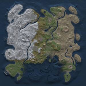 Thumbnail Rust Map: Procedural Map, Size: 4250, Seed: 414632975, 16 Monuments