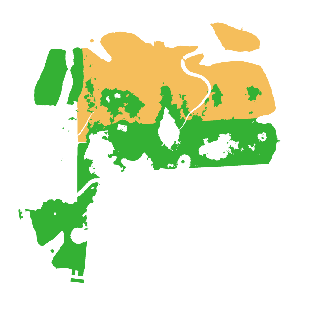 Biome Rust Map: Procedural Map, Size: 3500, Seed: 602134400