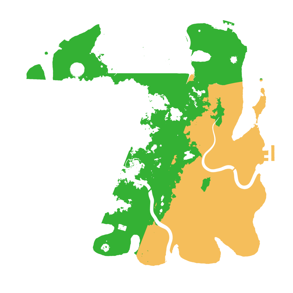 Biome Rust Map: Procedural Map, Size: 3750, Seed: 66