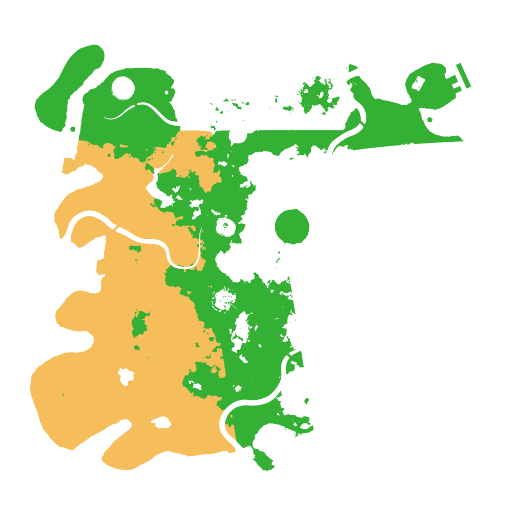 Biome Rust Map: Procedural Map, Size: 4050, Seed: 1903974246