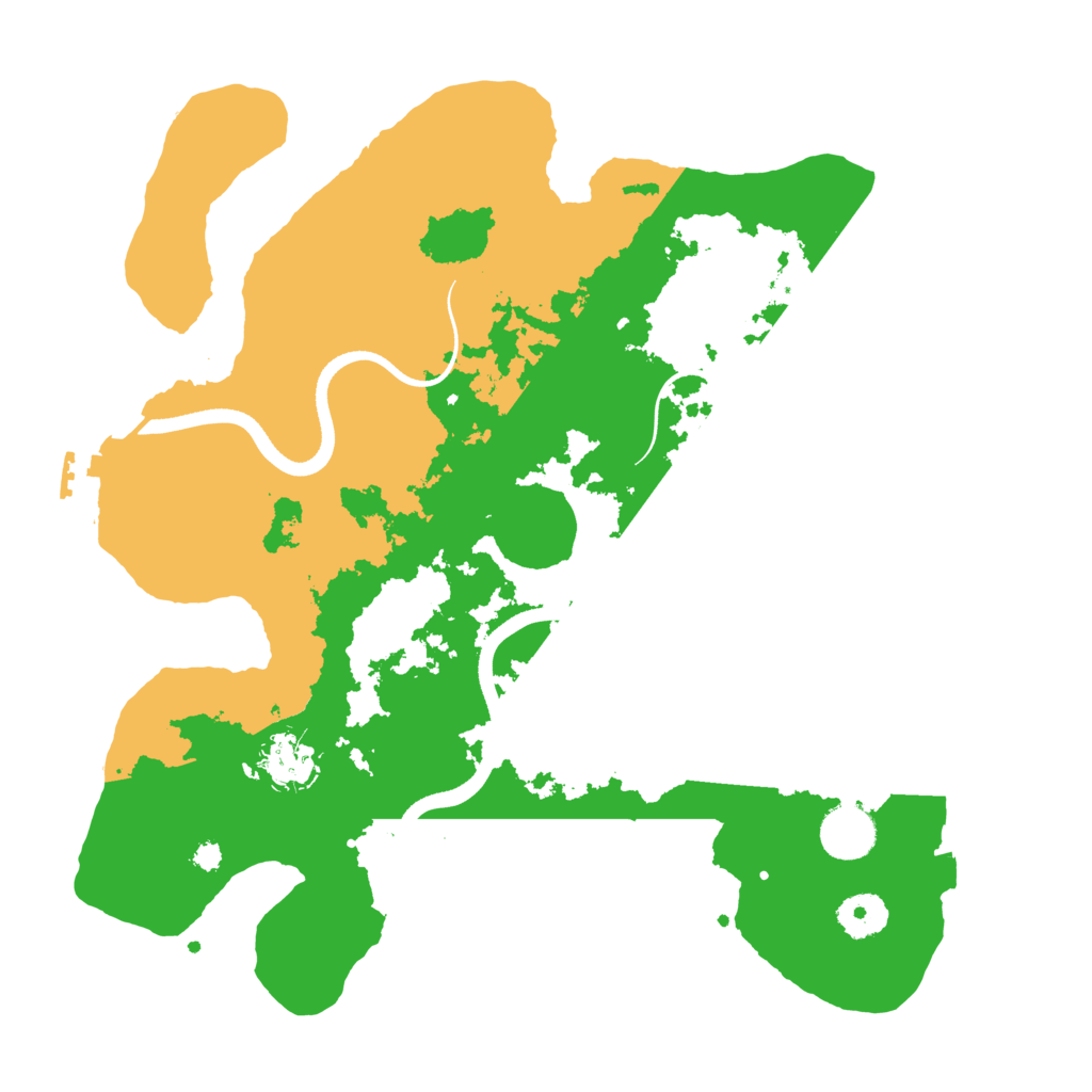 Biome Rust Map: Procedural Map, Size: 3500, Seed: 1801908653