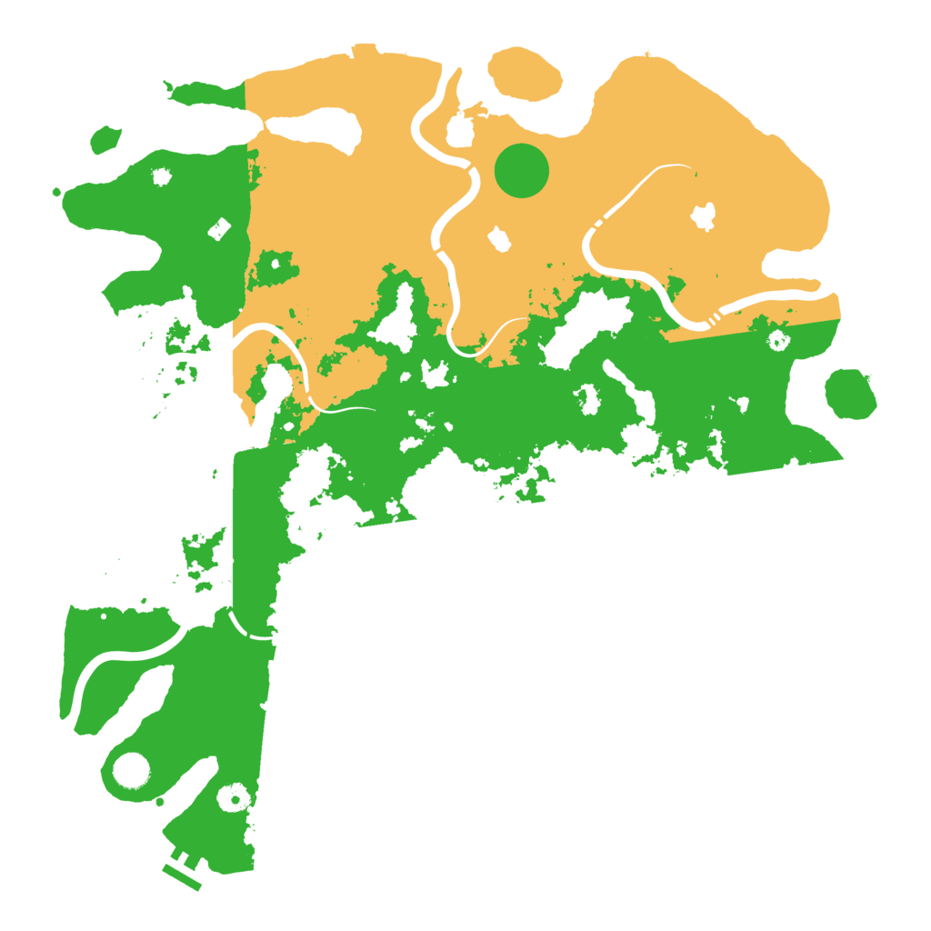 Biome Rust Map: Procedural Map, Size: 4500, Seed: 362788209