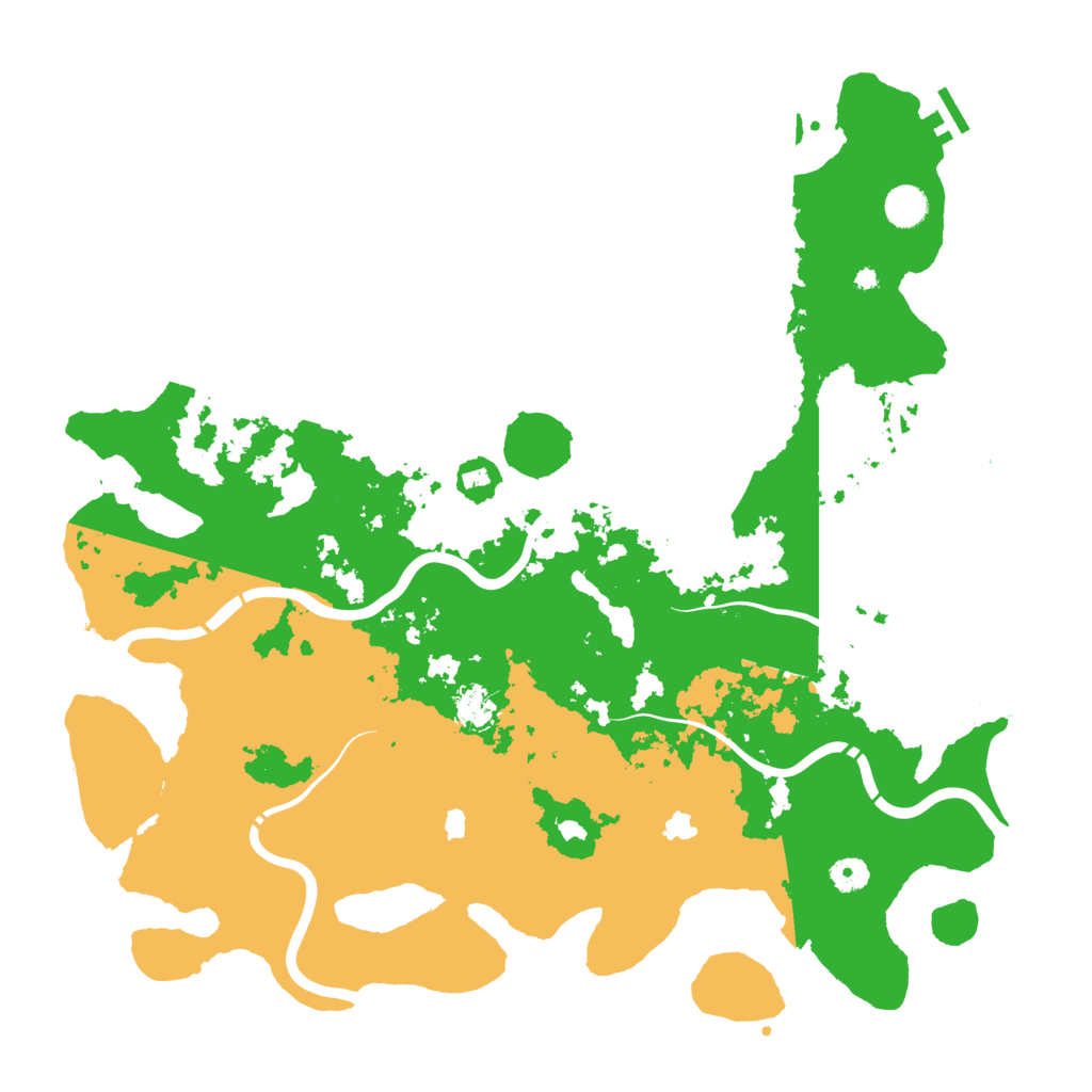 Biome Rust Map: Procedural Map, Size: 4500, Seed: 896284316